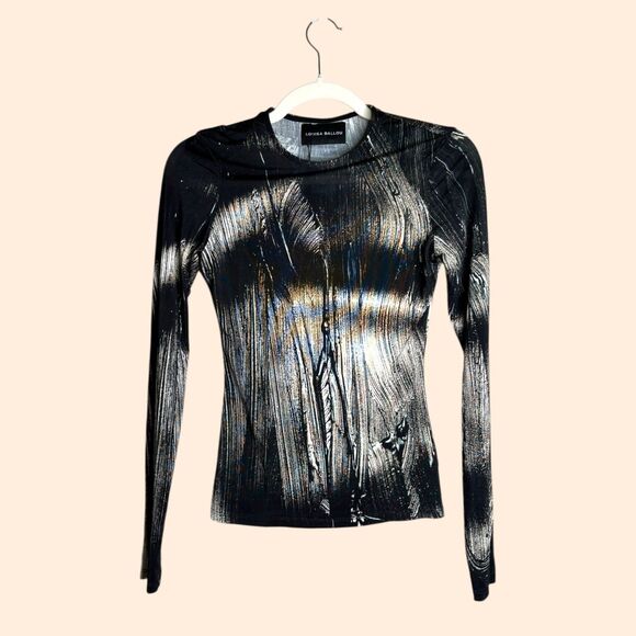 Louisa Ballou Long Sleeve Printed T-Shirt - Picture 2 of 5